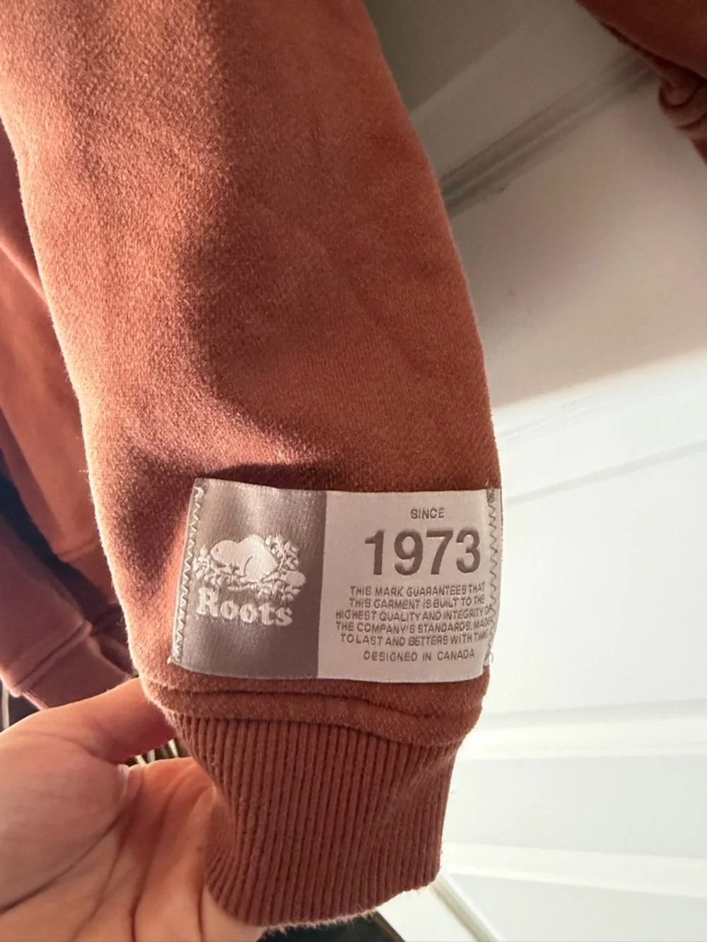 Roots Women's Rust Crewneck Sweater - Picture 2 of 4